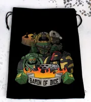 Premium Black Dice Bag: Anvil of War