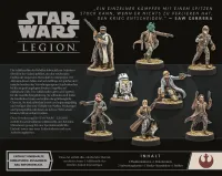 Star Wars: Legion &ndash; Schl&auml;ferzelle der Rebellen Verpackung R&uuml;ckseite