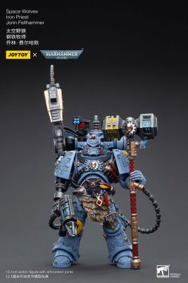 Warhammer 40k Actionfigur 1/18 Space Wolves Iron Priest...