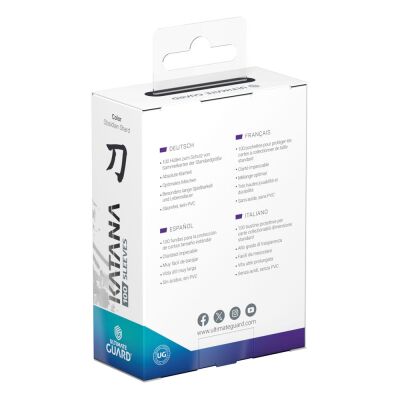 Ultimate Guard Katana Sleeves Standardgr&ouml;&szlig;e Obsidian Shard (100)