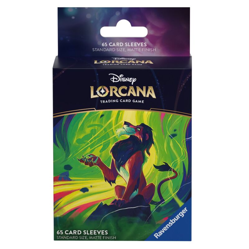 Lorcana Card Sleeves Scar (65 Sleeves)