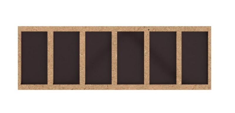 Magnetisches Conversion Tray 6x1, 25mm x 50mm zu 30mm x 60mm