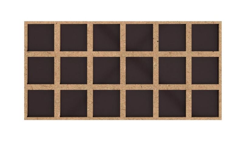 Magnetisches Conversion Tray 6x3, 25mm zu 30mm