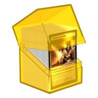 Ultimate Guard Boulder Deck Case 100+ Standardgr&ouml;&szlig;e Clear - Amber