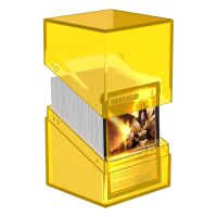 Ultimate Guard Boulder Deck Case 100+ Standardgr&ouml;&szlig;e Clear - Amber