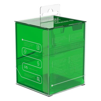 Ultimate Guard Boulder Deck Case 100+ Standardgr&ouml;&szlig;e Clear - Emerald