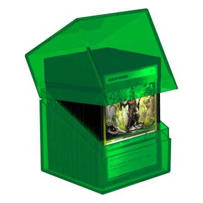 Ultimate Guard Boulder Deck Case 100+ Standardgr&ouml;&szlig;e Clear - Emerald