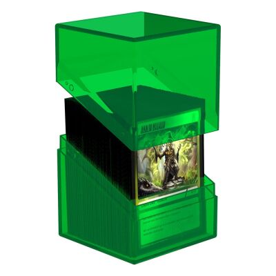 Ultimate Guard Boulder Deck Case 100+ Standardgr&ouml;&szlig;e Clear - Emerald