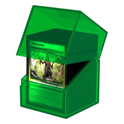 Ultimate Guard Boulder Deck Case 100+ Standardgr&ouml;&szlig;e Clear - Emerald