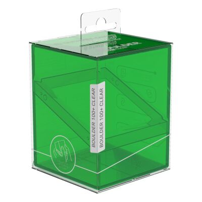 Ultimate Guard Boulder Deck Case 100+ Standardgr&ouml;&szlig;e Clear - Emerald