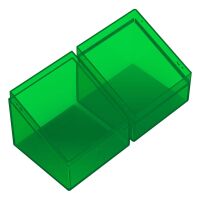 Ultimate Guard Boulder Deck Case 100+ Standardgr&ouml;&szlig;e Clear - Emerald