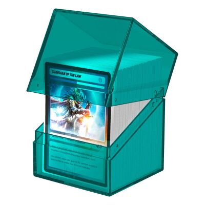 Ultimate Guard Boulder Deck Case 100+ Standardgr&ouml;&szlig;e Clear - Malachite