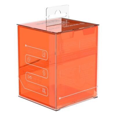 Ultimate Guard Boulder Deck Case 100+ Standardgr&ouml;&szlig;e Clear - Poppy Topaz