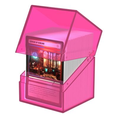 Ultimate Guard Boulder Deck Case 100+ Standardgr&ouml;&szlig;e Clear - Rhodonite