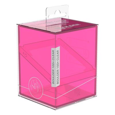 Ultimate Guard Boulder Deck Case 100+ Standardgr&ouml;&szlig;e Clear - Rhodonite