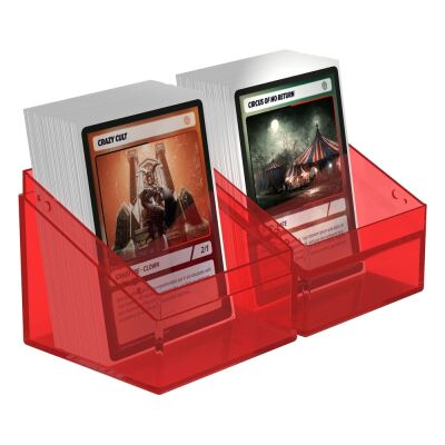 Ultimate Guard Boulder Deck Case 100+ Standardgr&ouml;&szlig;e Clear - Ruby