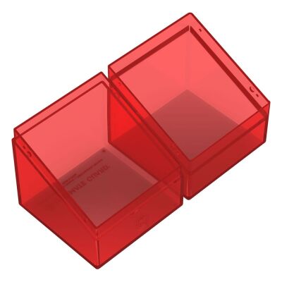 Ultimate Guard Boulder Deck Case 100+ Standardgr&ouml;&szlig;e Clear - Ruby