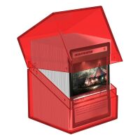 Ultimate Guard Boulder Deck Case 100+ Standardgr&ouml;&szlig;e Clear - Ruby