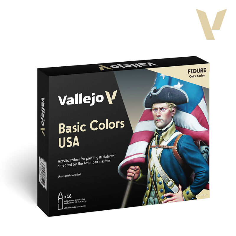 Model Color: Basic Colors USA (16 Farben) Verpackung