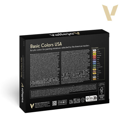 Model Color: Basic Colors USA (16 Farben) R&uuml;ckseite