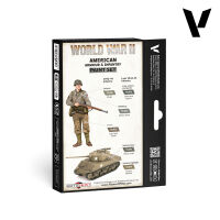 Model Color: WWII Paint Set American Armour &amp; Infantry (6 Farben)