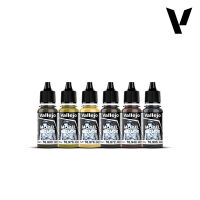 Model Color: WWII Paint Set German Armour (6 Farben) Inhalt