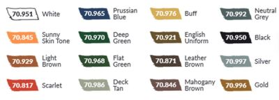 70.259 Model Color: American Revolution (16x18ml) Inhalt