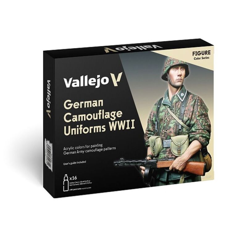 70.261 Model Color: German Camouflage Uniforms WWII (16x18ml) Verpackung