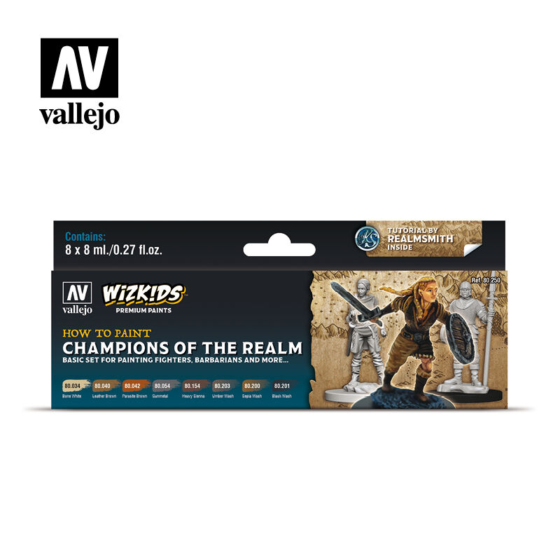 Vallejo Wizkids Premium: Champions of the Realm (8ml) (8)