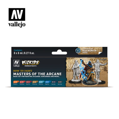 Vallejo Wizkids Premium: Masters of the Arcane (8ml) (8)