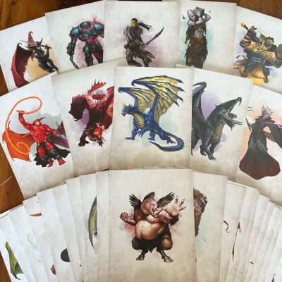 D&amp;D RPG Encounter Cards - Challenge Rating 7+: Pack 2 (Englisch)