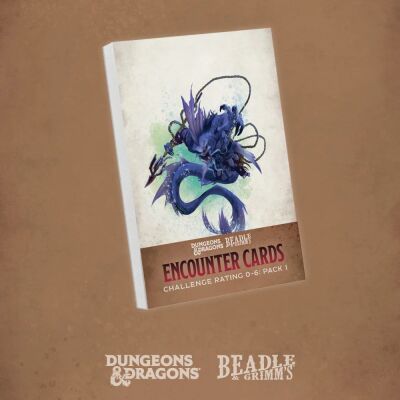 D&D RPG Encounter Cards - Challenge Rating 6+: Pack 1...