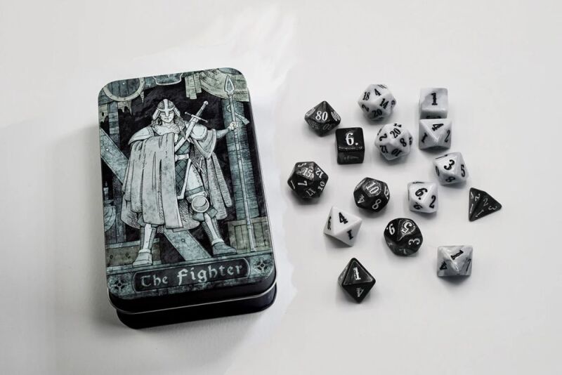 Character Class Classic RPG Würfel Set - Fighter (15)