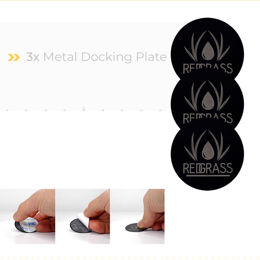 Metallplatten für Miniaturenhalter (3x)