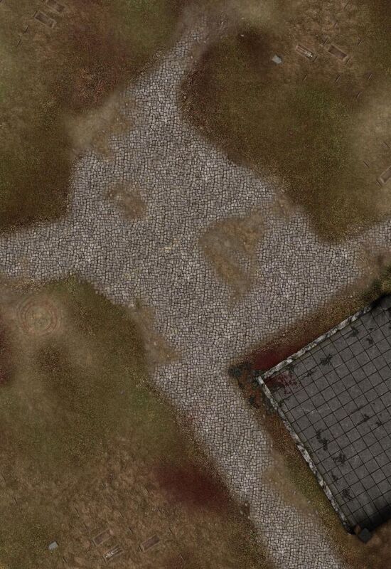 44x30 Defiled Monastery  mit Tragetasche
