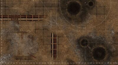 44x60 Nexus - Fallout Zone mit Tragetasche