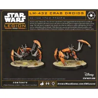 Star Wars: Legion - LM-432 Crab Droids Verpackung R&uuml;ckseite