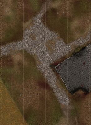 44x60 AOS - Defiled Monastery mit Tragetasche