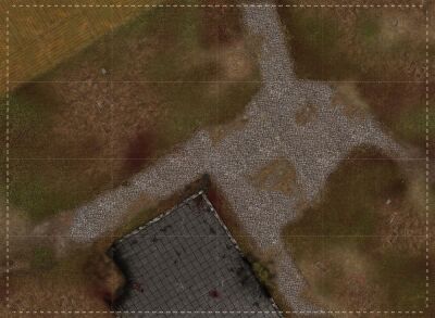 44x60 AOS - Defiled Monastery mit Tragetasche