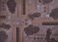44x60 Double Sided: Imperial Refinery and Defiled Monastery mit Tragetasche