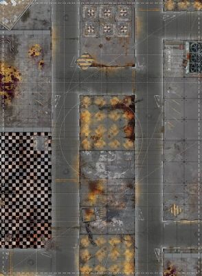 44x60 Double G-Mat: Nexus Quarantine and Fallout mit Tragetasche Details 1