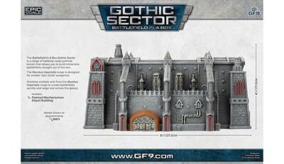 Mundus Imperialis: Manufactorium Depot (Epic Scale) Ma&szlig;e