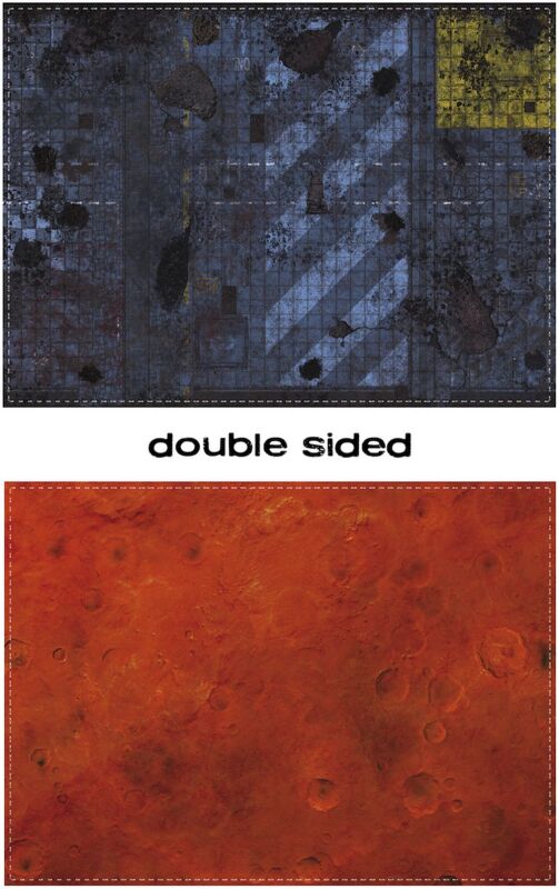 44x60 Double Sided: Measures - Cyberpunk and Mars mit Tragetasche