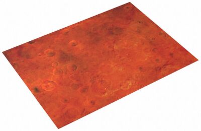 44"x60" Double Sided: Cyberpunk and Mars mit Tragetasche