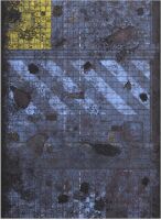 44x60 Double Sided: Cyberpunk and Mars mit Tragetasche