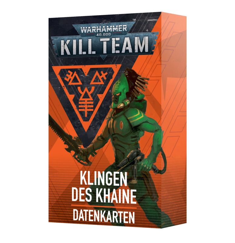 Kill Team Datenkarten: Klingen Des Khaine (Deutsch)