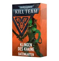 Kill Team Datenkarten: Klingen Des Khaine (Deutsch)