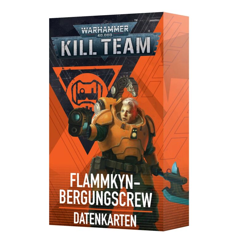 Kill Team Datenkarten: Flammkyn Bergungscrew  (Deutsch)