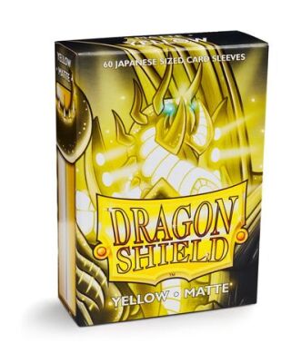 Dragon Shield Small Sleeves - Japanese Matte Yellow (60...