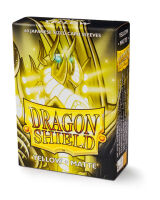 Dragon Shield Small Sleeves - Japanese Matte Yellow (60 Sleeves)